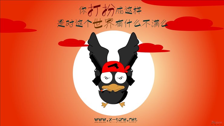安卓手机动漫 经典语录 嘟嘟鹅 翔通动漫高清壁纸