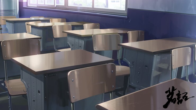 安卓手机动漫 原创 卡通 茗记 校园 手绘高清壁纸