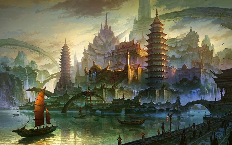 安卓手机动漫 CG 场景 风景高清壁纸