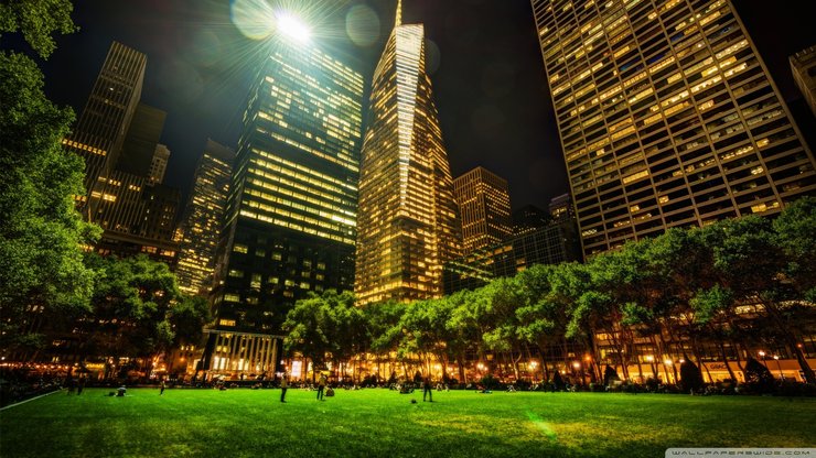 安卓手机风景 城市 美国 纽约 夜景高清壁纸