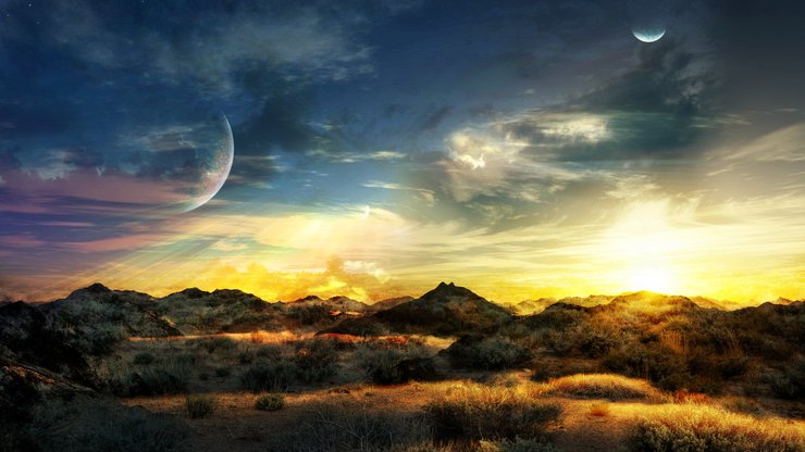 安卓风景 星球 创意 奇幻梦境手机壁纸