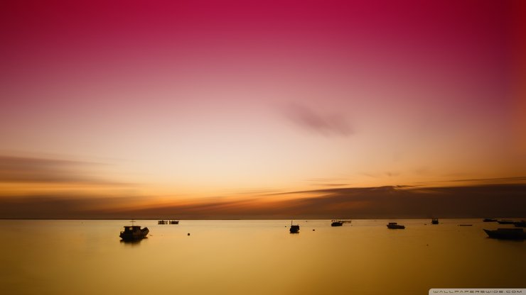 安卓风景 摄影 大海 日出手机壁纸
