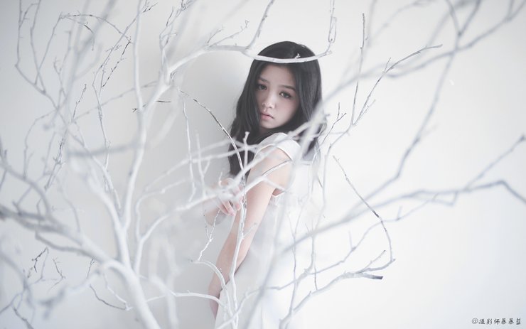 安卓手机暴暴蓝 摄影 影像 姑娘 悲伤 美女 360宝贝高清壁纸