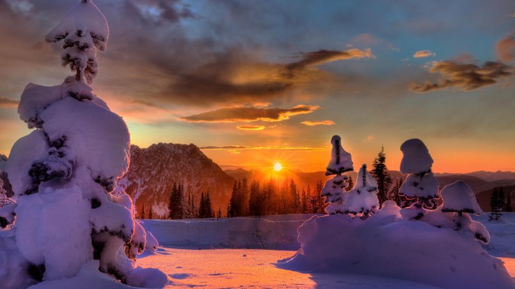 安卓手机风景 雪景高清壁纸