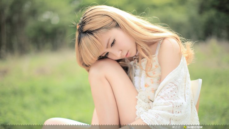 安卓手机美女 360宝贝 萌妹 清新 写真 常飞飞高清壁纸