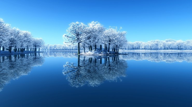 安卓手机风景 冰天雪地 下雪了高清壁纸
