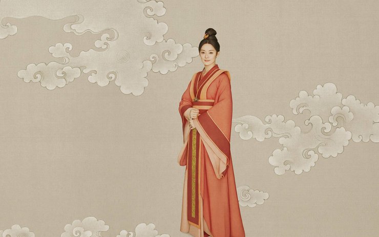 安卓手机孙俪 芈月传 唯美 中国风 手绘 宽屏高清壁纸