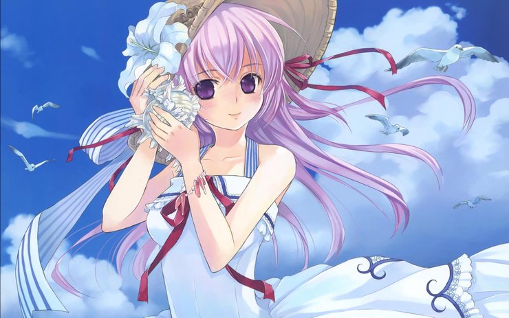 安卓手机动漫 CG 日本 美少女 可爱 纯真 草泥马高清壁纸