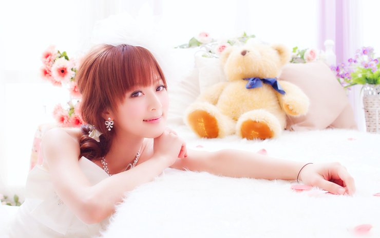 安卓手机美女 模特 写真 性感 潮女 柔美高清壁纸