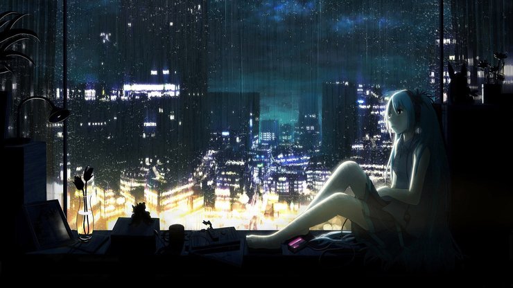 安卓手机动漫 CG 漫画 美女 可爱 性感 月夜 草泥马高清壁纸