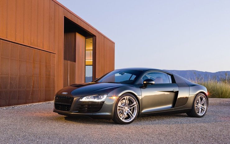 安卓手机汽车 Audi R8 奥迪 跑车 宽屏高清壁纸