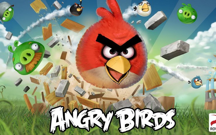 安卓手机愤怒的小鸟 Angry Birds 可爱 卡通 游戏 宽屏高清壁纸