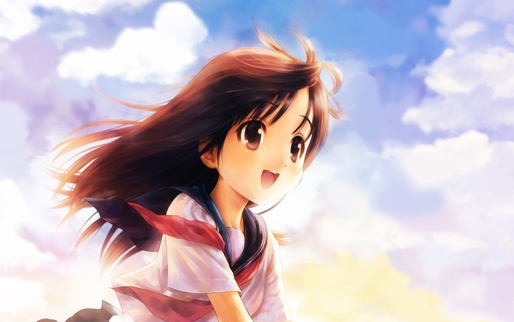 安卓手机动漫 CG 漫画 美女 小清新 可爱 笑脸 草泥马高清壁纸