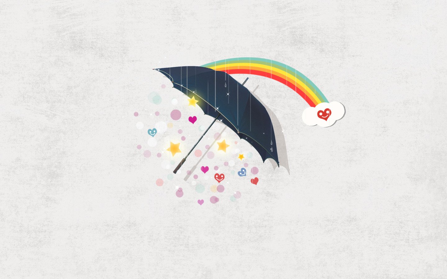 炫酷简约设计雨伞 相关壁纸