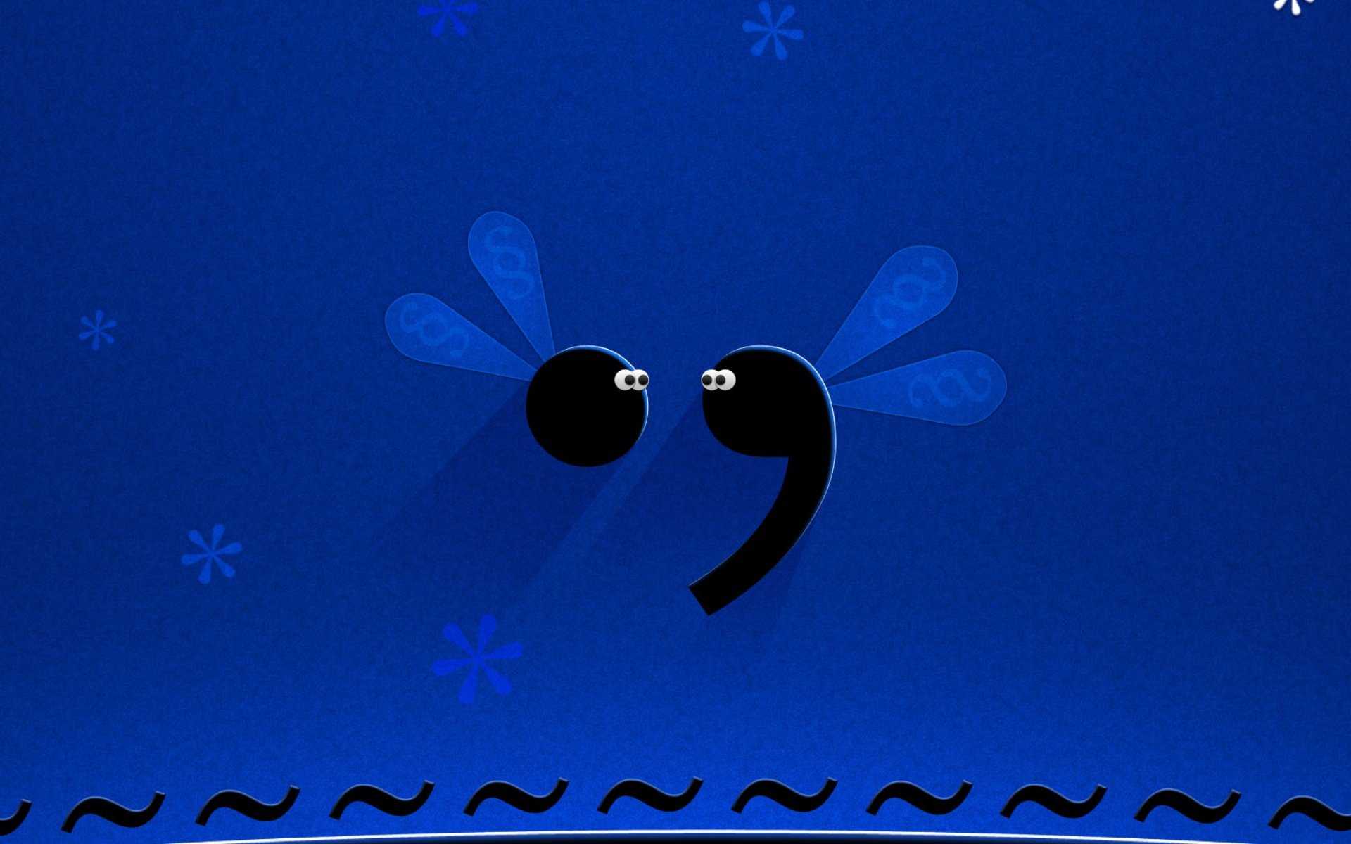  小清新 护眼壁纸 蓝色