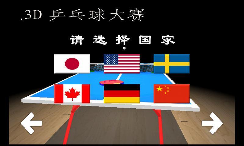 3D国际乒乓球大赛截图3