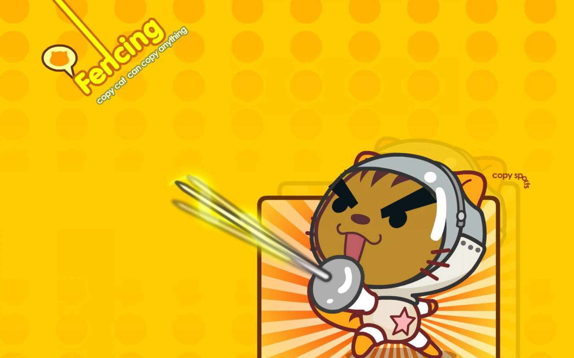 copycat烤猫可爱卡通 相关壁纸