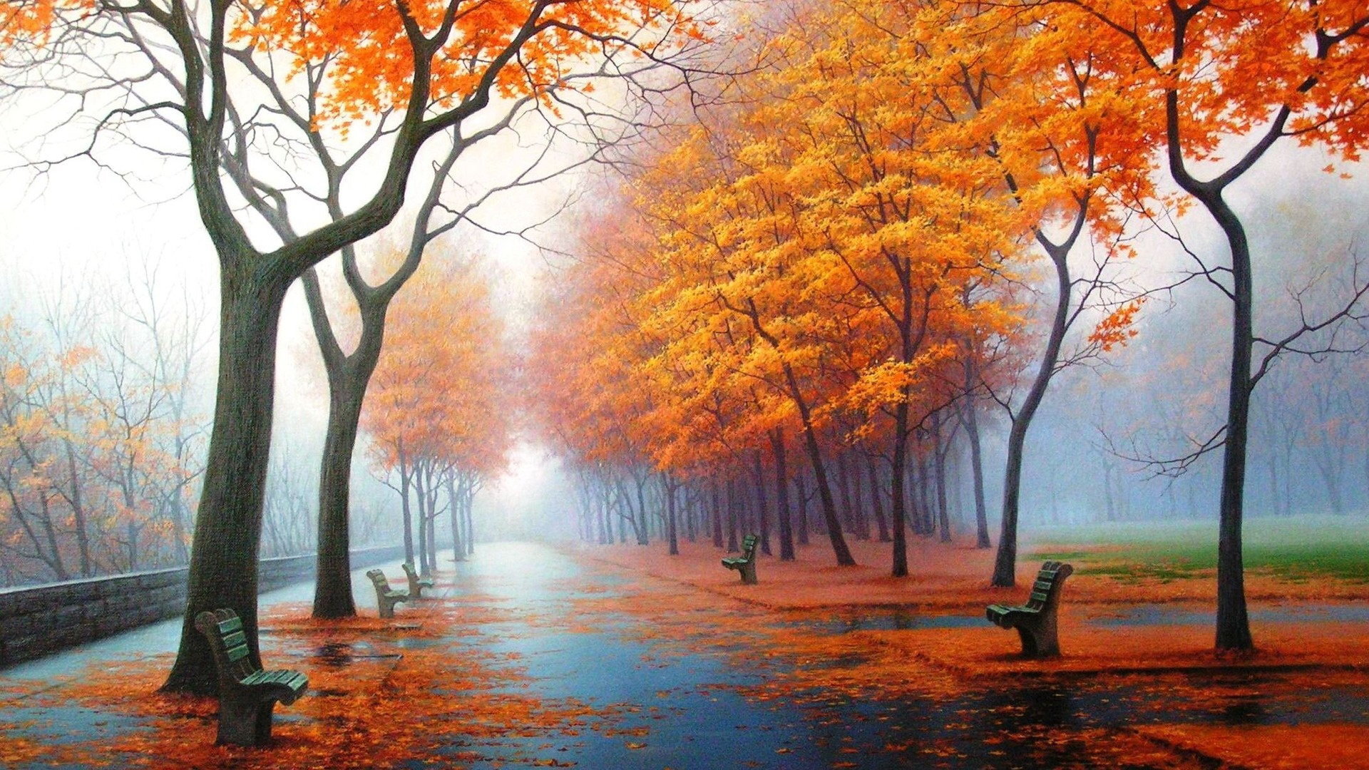 诗意的秋季美图图片