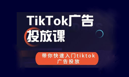 跨境B哥TikTok广告投放课，带你快速入门tiktok广告投放